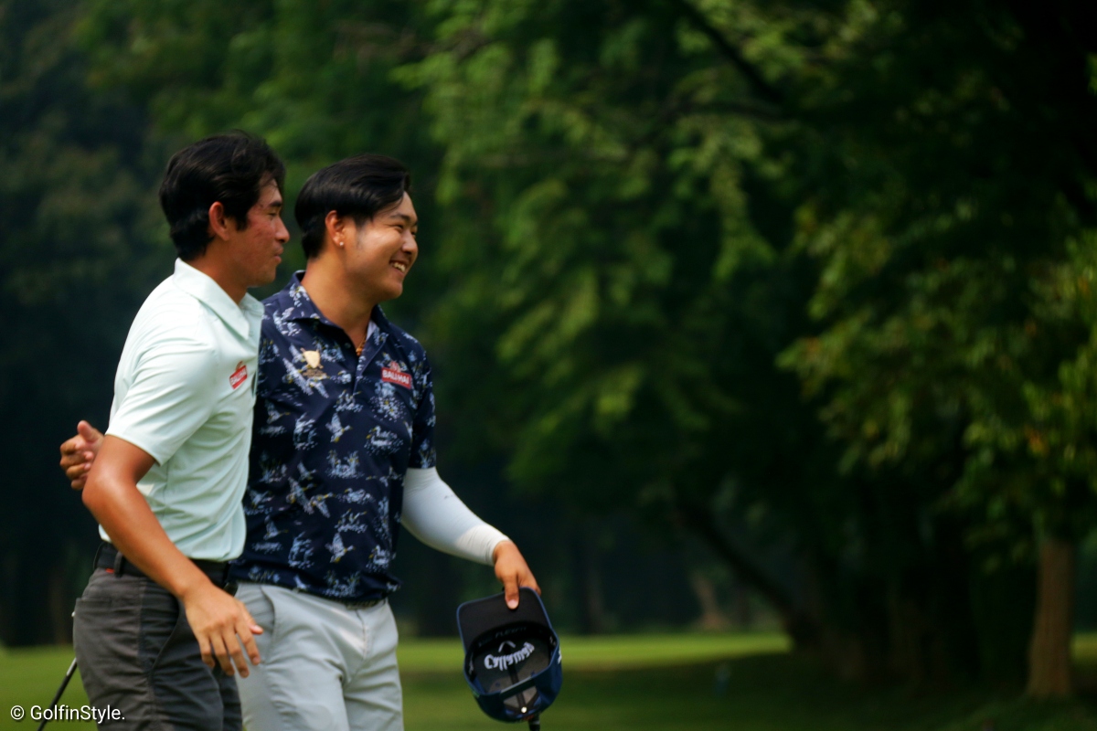 Jonathan Wijono dan Gabriel Hansel Hari, Round 3 Jakarta Golf Club Championship.