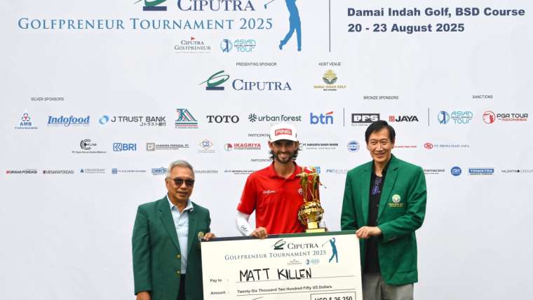Matt Killen, Juara Ciputra Golfpreneur Tournament 2025.