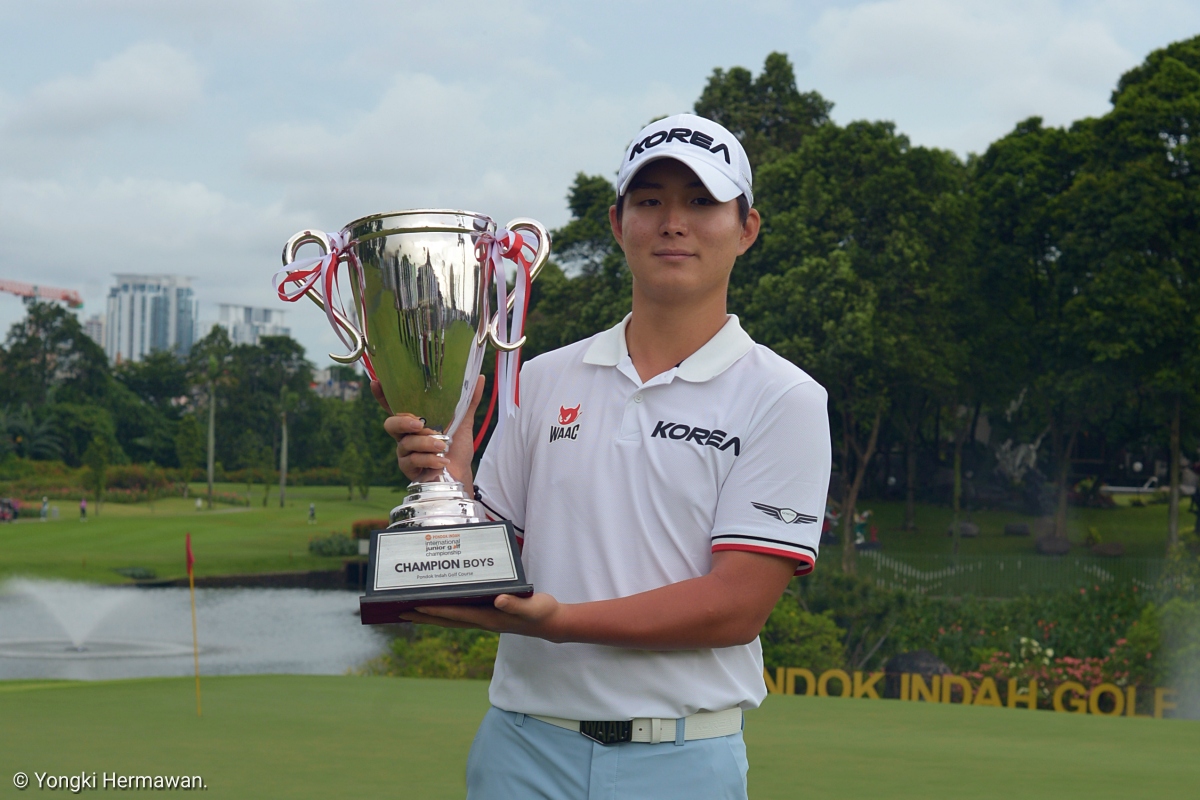 Park Gunwoong, Juara Pondok Indah International Junior Golf Championship 2025.
