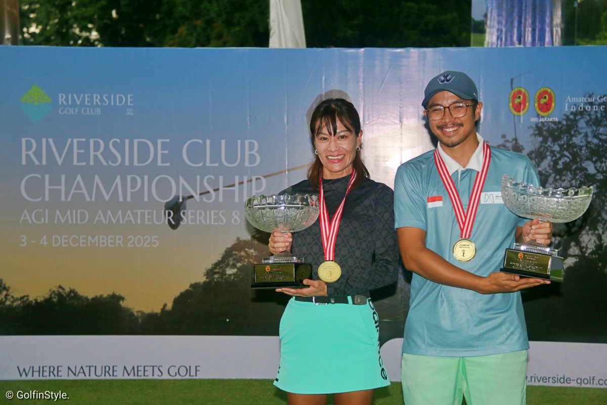Tomomi Ishihara dan Muhammad Luthfi Haiban, Riverside Club Champion 2025.