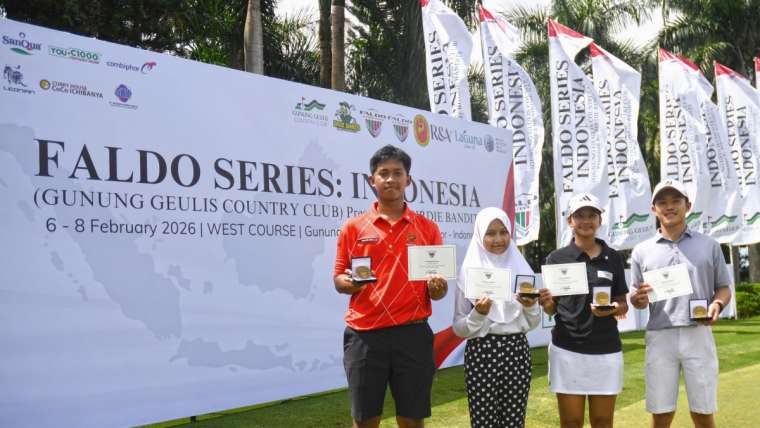 Kifata Aftar, Elevania Nurfasha, Sania Talita Wahyudi, William Justin, Juara Faldo Junior Tour 2026.