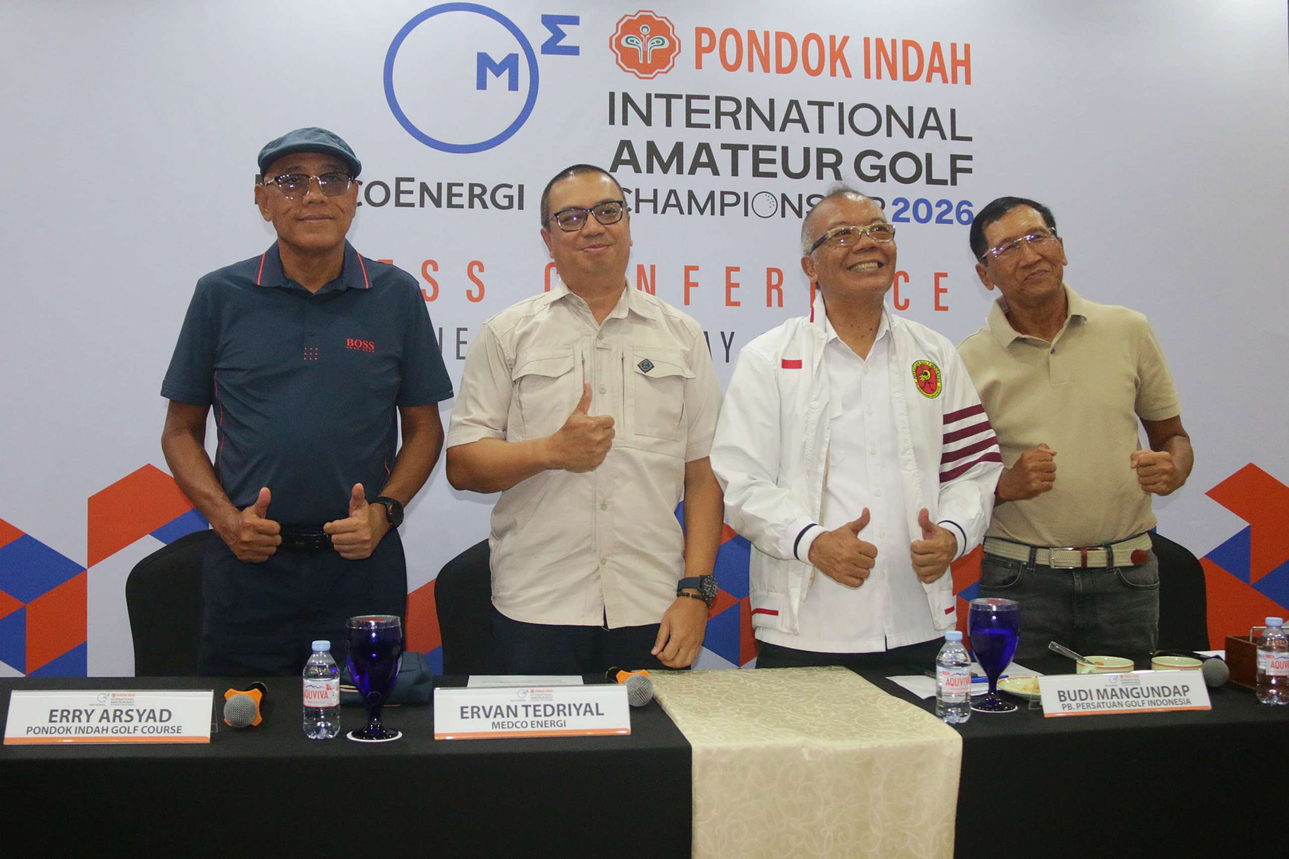 Press Conference Medco Pondok Indah International Amateur Golf Championship 2026.