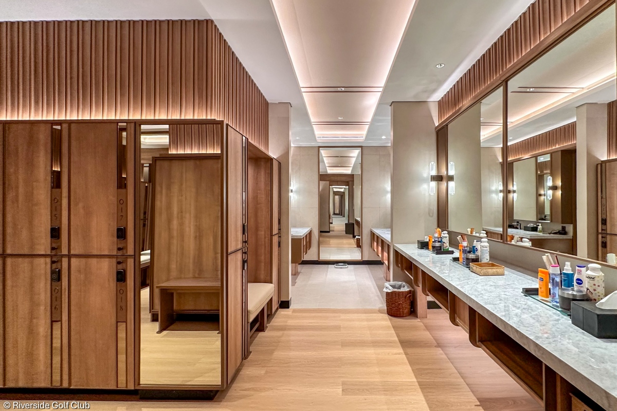 Riverside Golf Club, Ladies Locker Room.