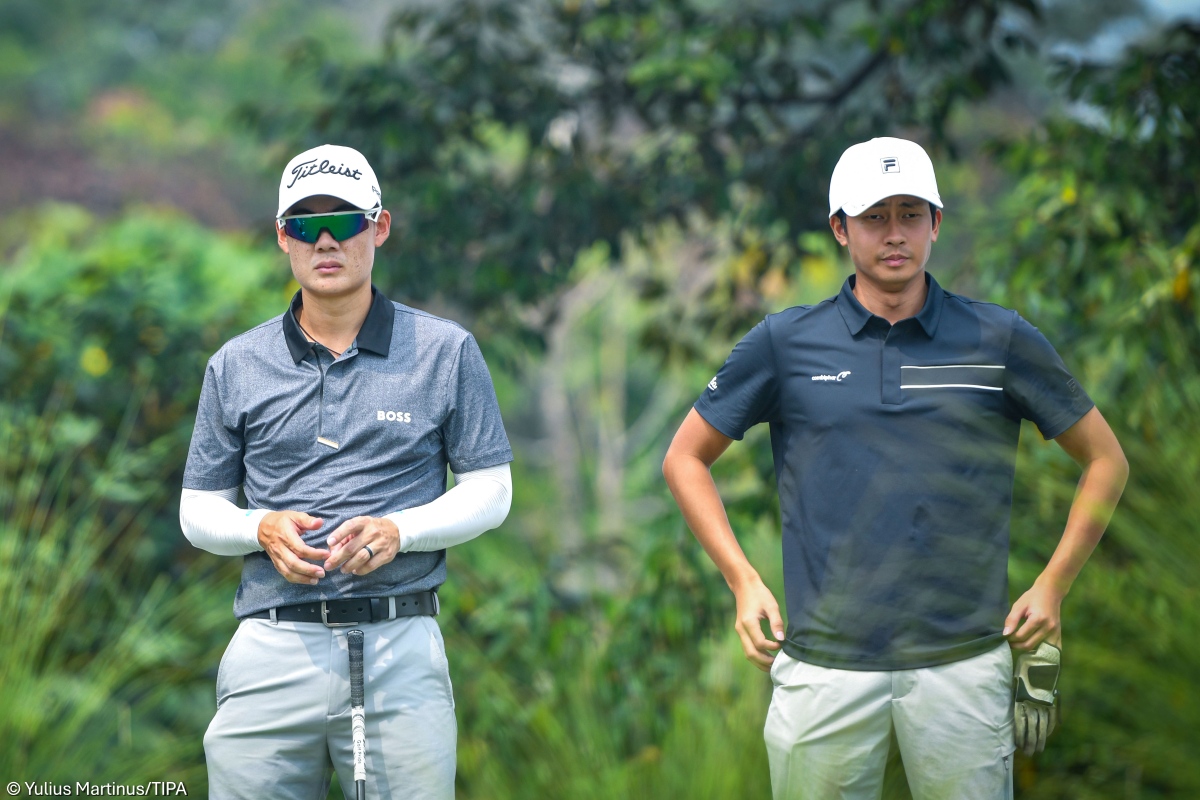 Jazz Janewattananond dan Matthew Wanandi, Round 1 The Indonesia Pro-Am 2026.