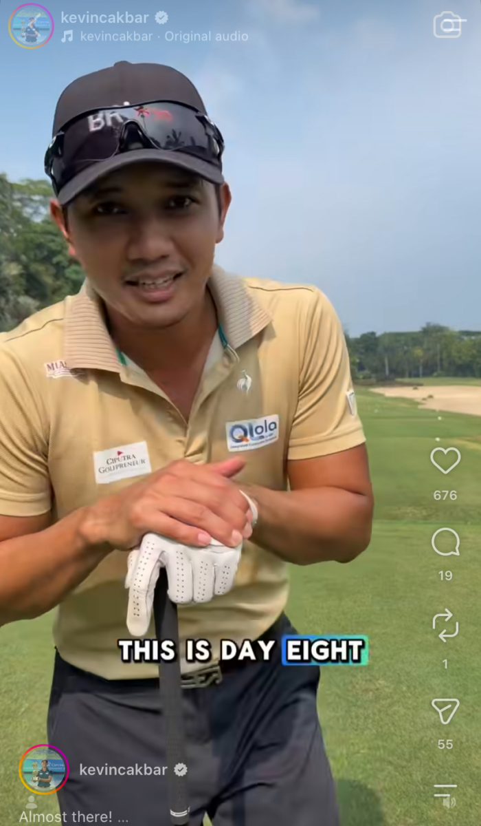 Kevin Caesario Akbar (3), Ciputra Golfpreneur Tournament 2026.
