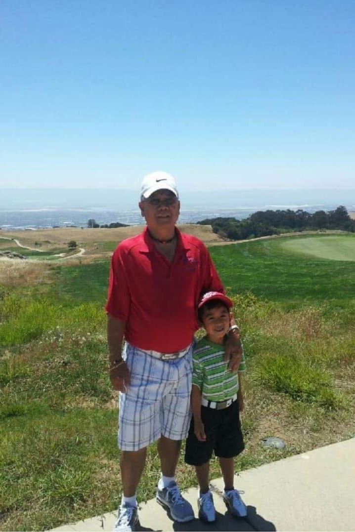 Jaden Dumdumaya dan Papa Teddy.