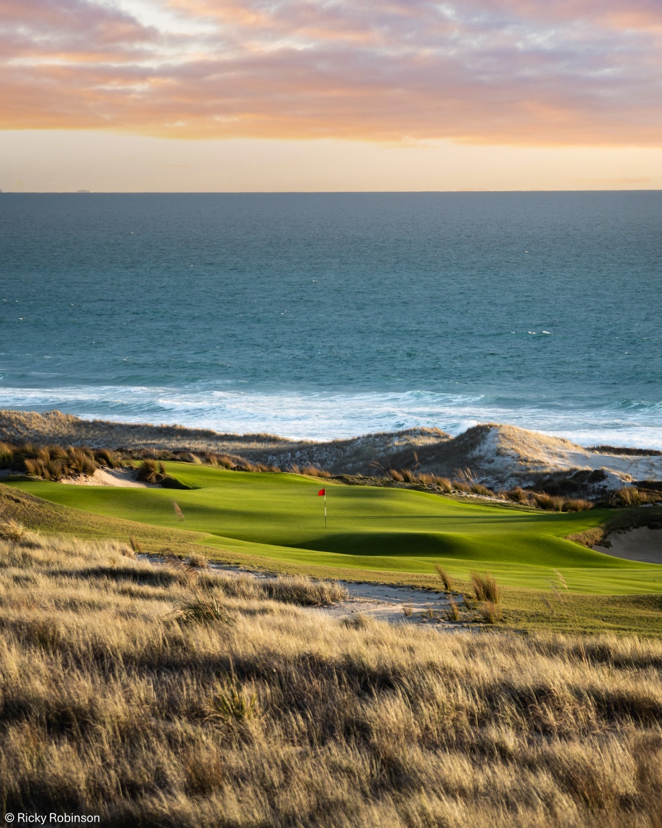 Hole 7 di Te Arai Links.